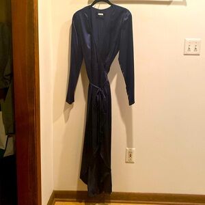 Reformation Navy Maxi Dress